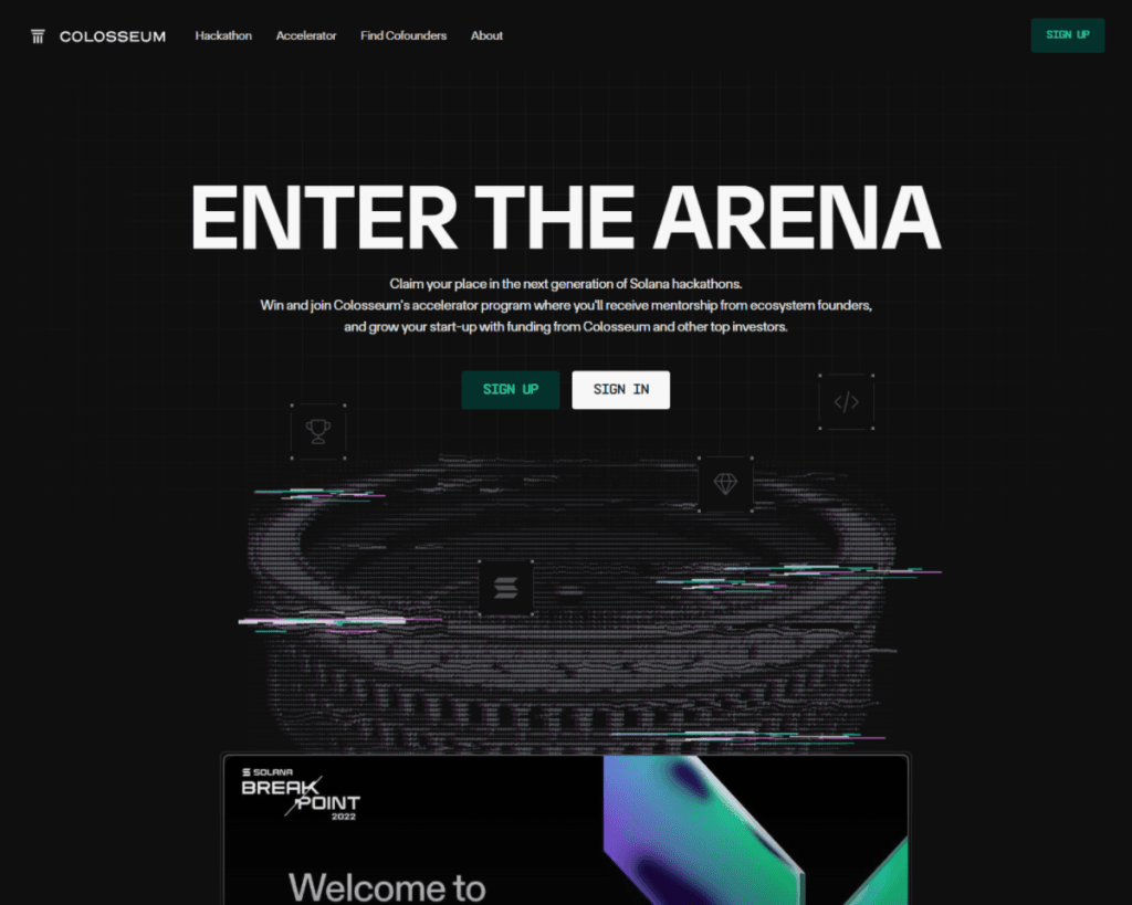 Colosseum Svelte and TailwindCSS