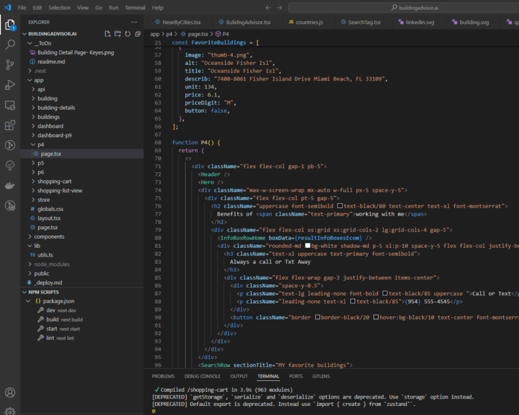 The Keys Company Next Js and TailwindCSS
