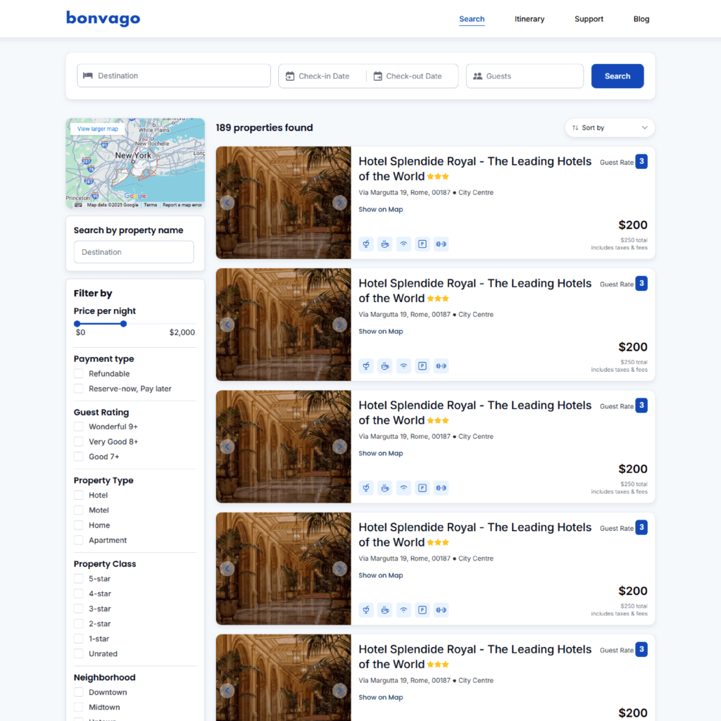 Bonvago: Hotel Booking in Next.js