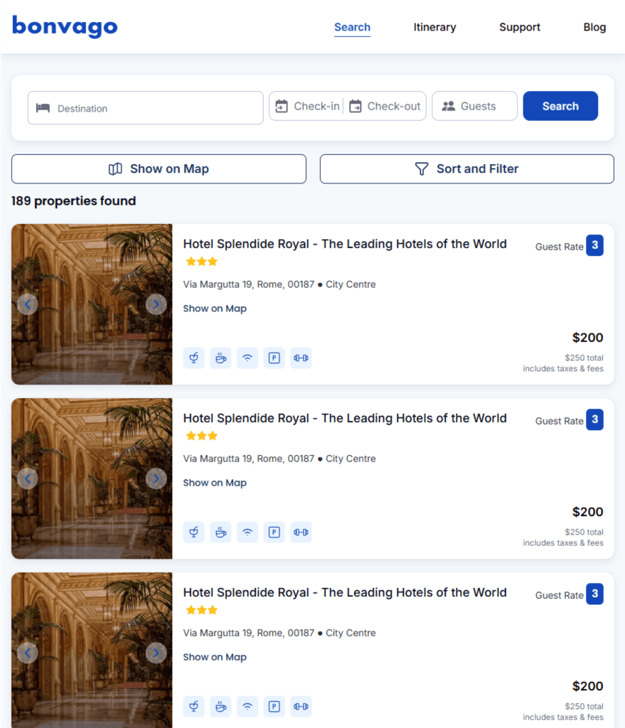 Bonvago: Hotel Booking in Next.js