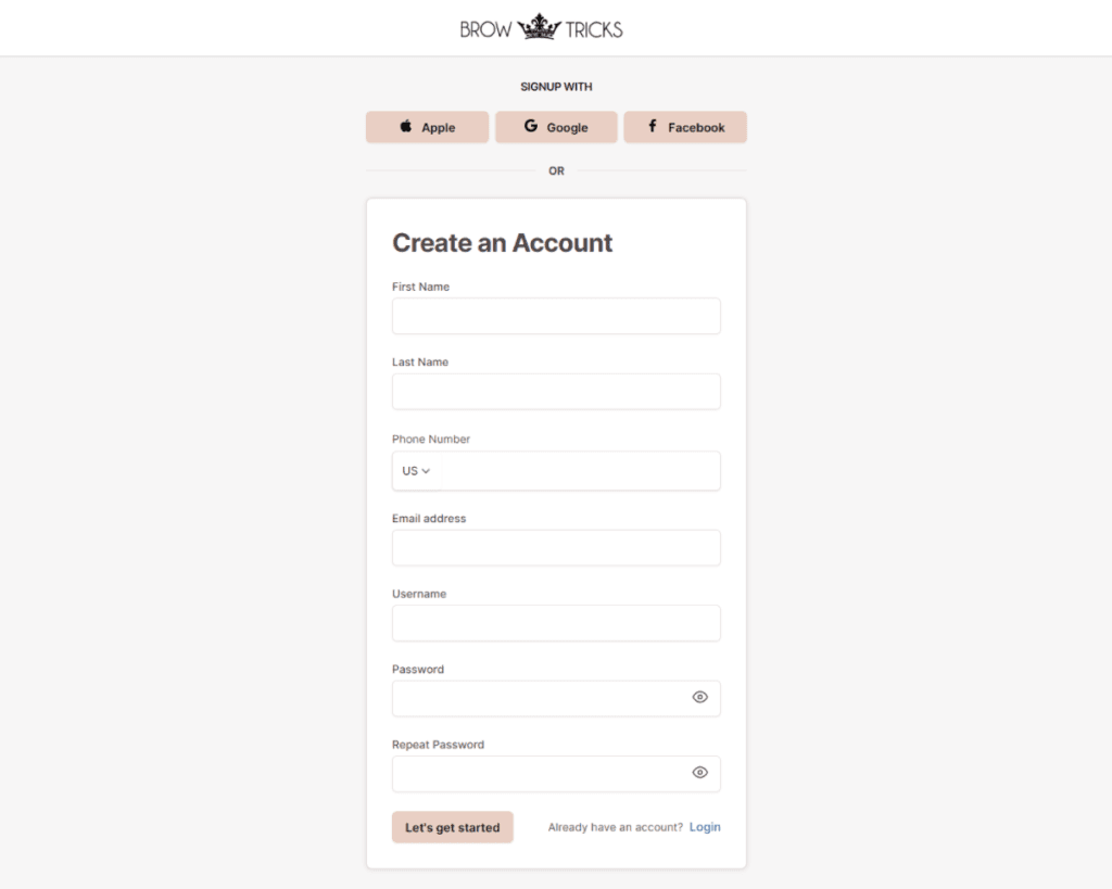 Browtricks Vue JS and TailwindCSS