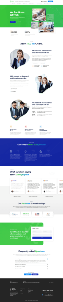 Green Jelly Fish HTML5 and TailwindCSS